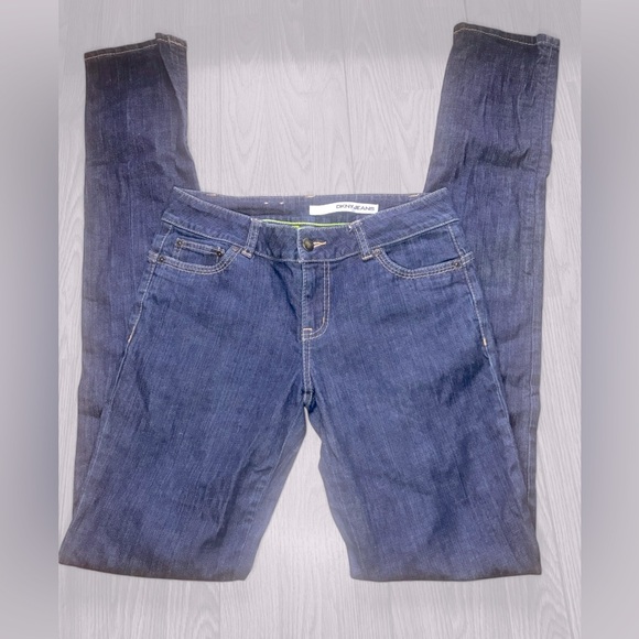 DKNY VINTAGE Y2K Women’s Long Low Rise Skinny Jeans - Picture 4 of 11